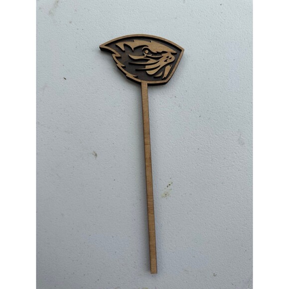 13 Custom Laser Cut Birch Wood Oregon State University Beavers Decor Stick Wands - Picture 4 of 5